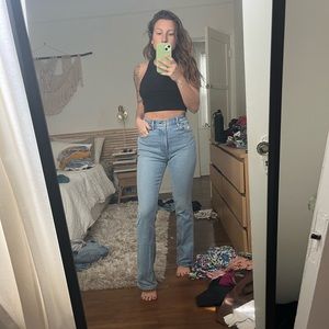 Abercrombie the 70s vintage flare ultra high rise